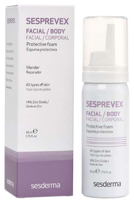 Пена Sesderma Problem Skin Sesprevex Protective Foam успокаивающая и защитная, 50 мл