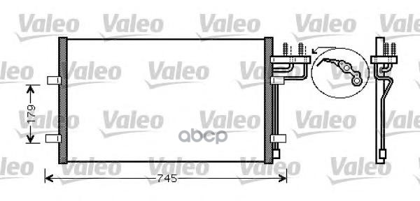 

Радиатор кондиционера Valeo 818046