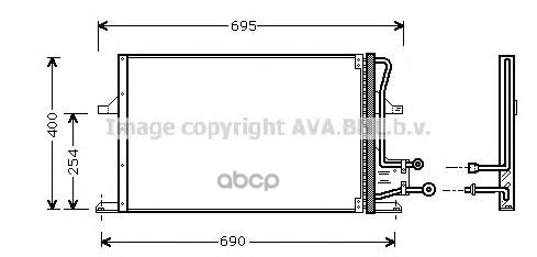 фото Радиатор кондиционера ava quality cooling fd5227