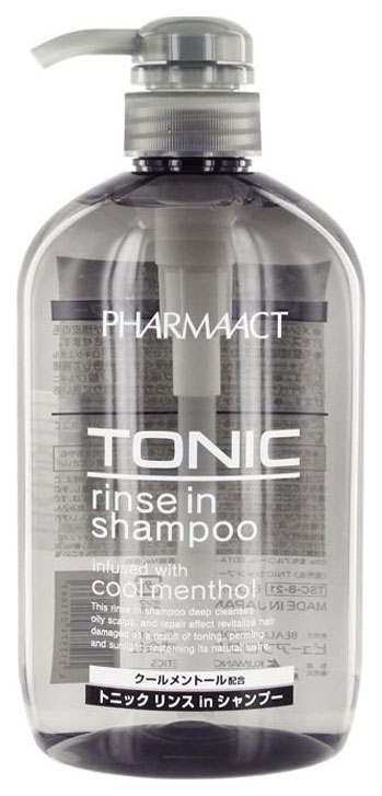 фото Шампунь kumano cosmetics pharmaact for men tonic 600 мл