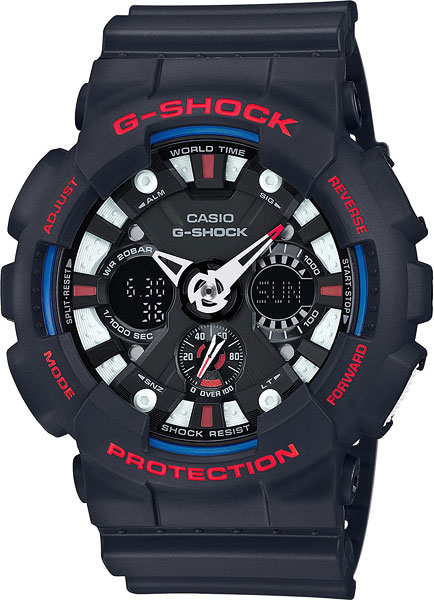 

Японские наручные часы Casio G-Shock GA-120TR-1A с хронографом, G-Shock