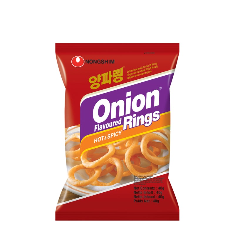 

Чипсы Nongshim луковые кольца с перцем 40 г