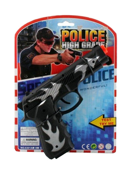 

Огнестрельное игрушечное оружие Shenzhen Jingyitian Trade Police High Grade 843PB/6304A-2, Серебристый;черный