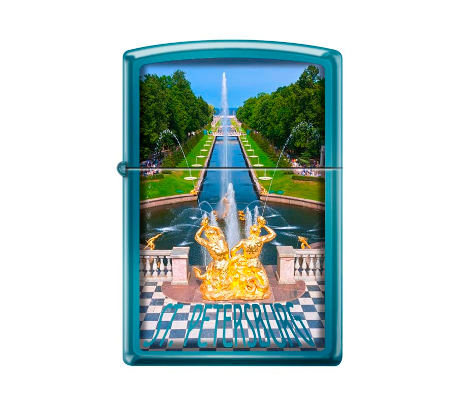 

Бензиновая зажигалка Zippo 20446 Petrodvorets Sapphire, 20446 Petrodvorets