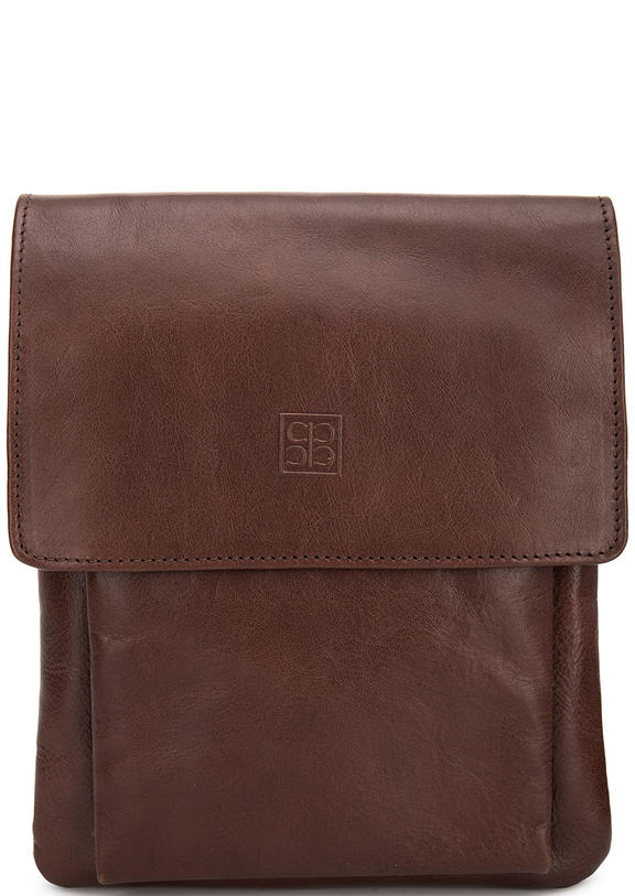 фото Сумка мужская sergio belotti 6030l milano brown, коричневый