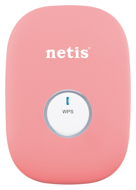 фото Ретранслятор wi-fi сигнала netis e1+ pink