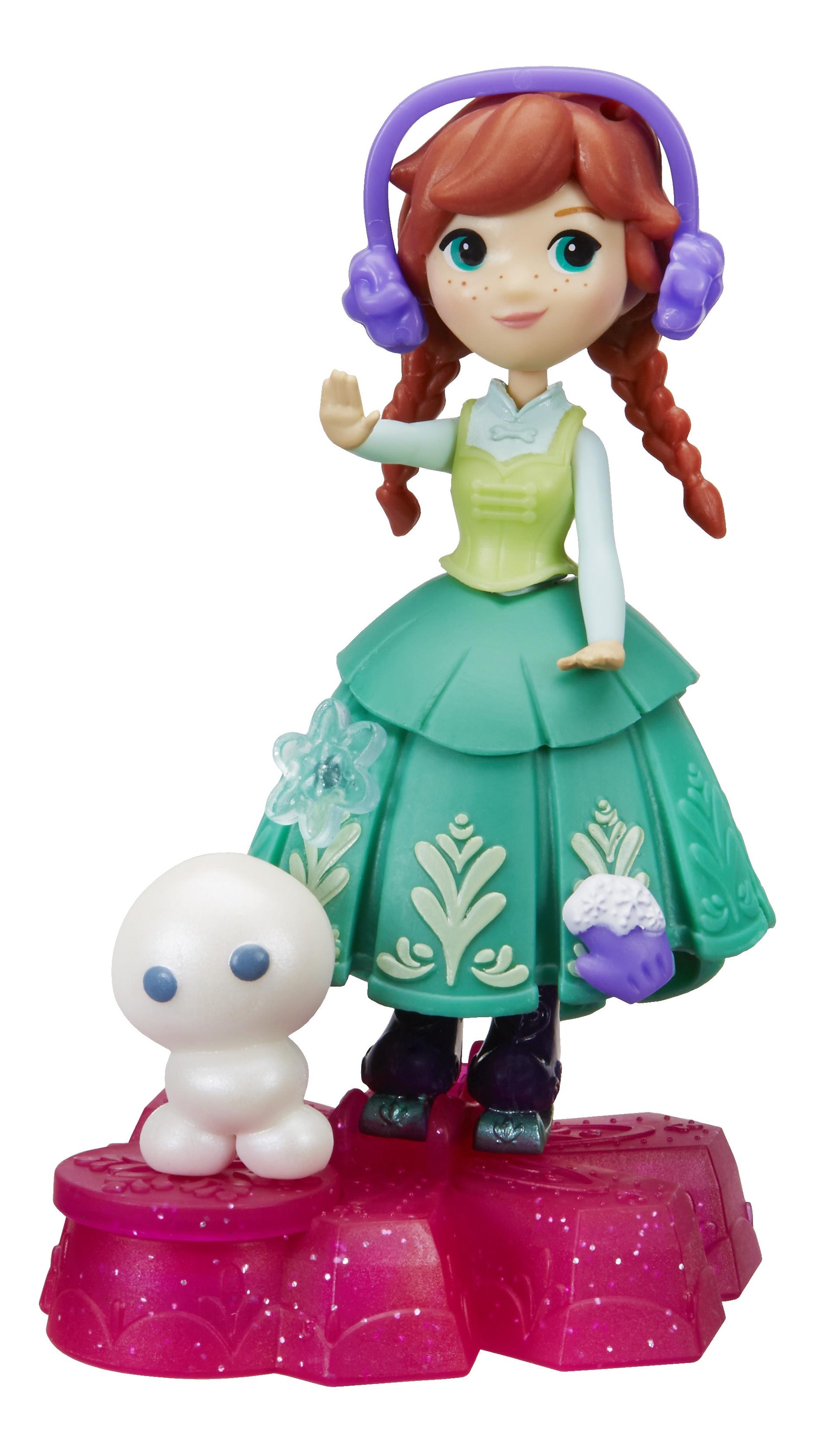 фото Маленькая кукла disney на движущейся платформе-снежинке b9249 b9874 disney frozen