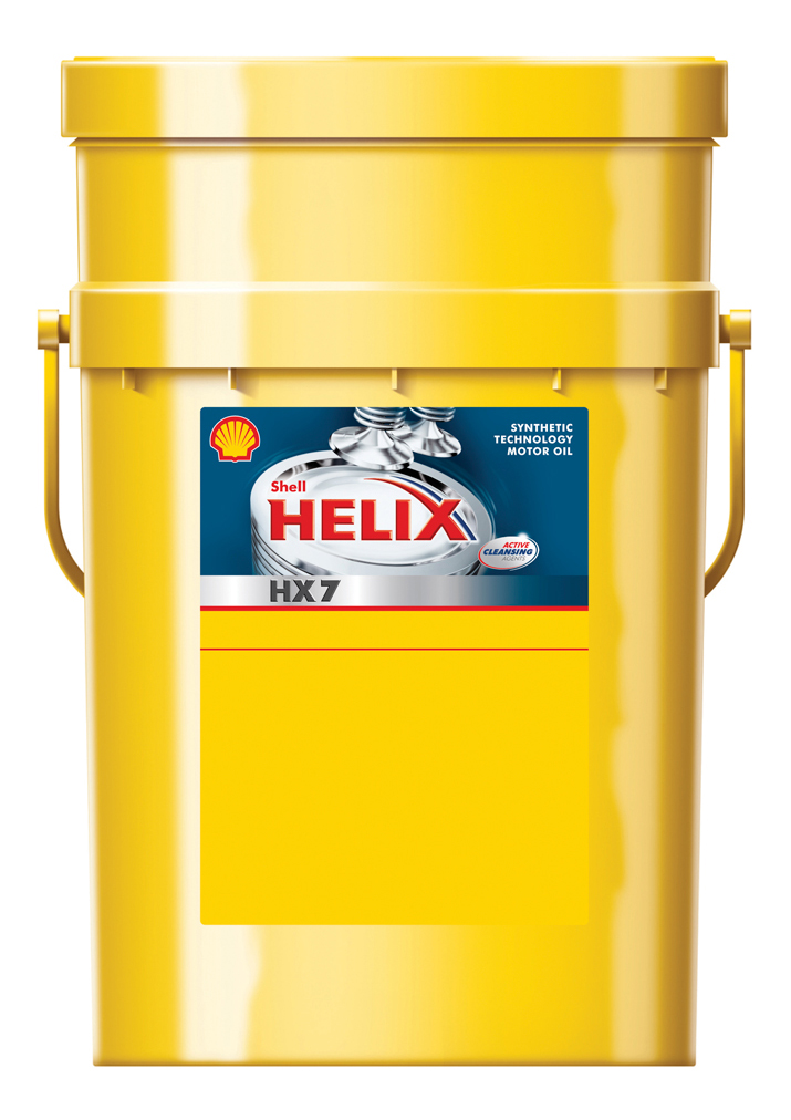 фото Моторное масло shell helix hx7 5w-30 20л