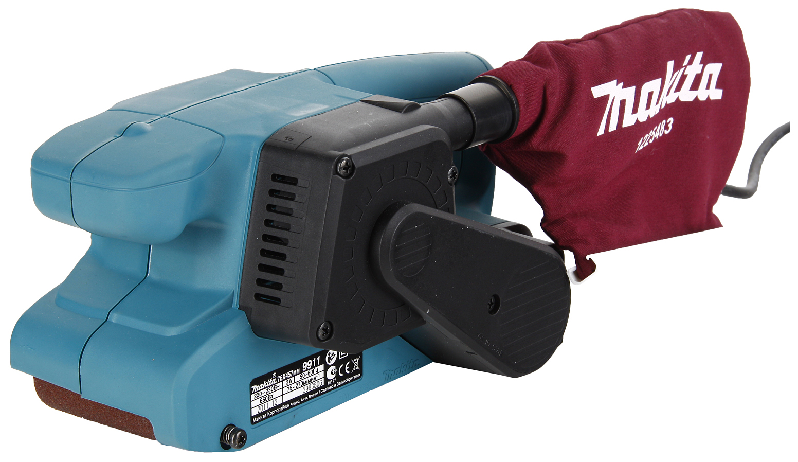 

Сетевая ленточная шлифовальная машина Makita 9911K, 9911K
