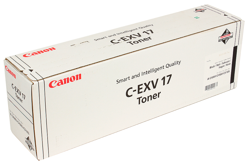 

Картридж для лазерного принтера Canon C-EXV17BK (0262B002) черный, оригинал, C-EXV17BK