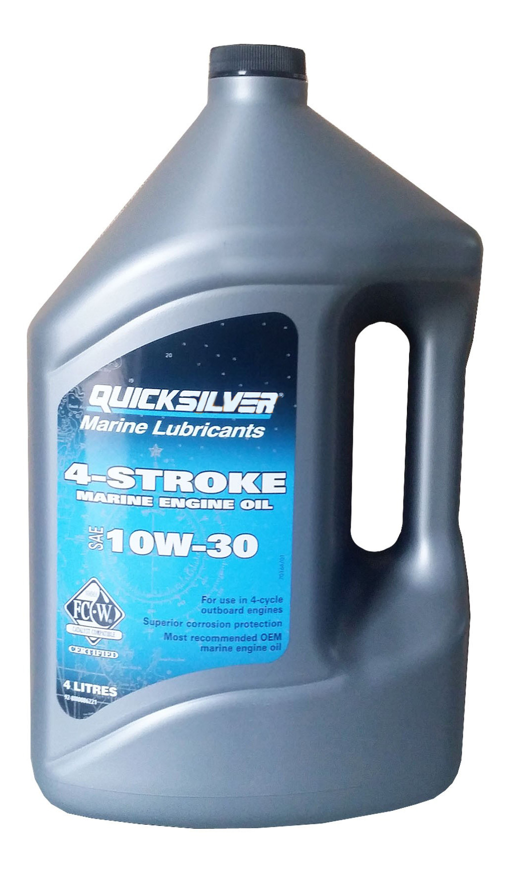 фото Моторное масло quicksilver 4-stroke marine engine oil 10w-30 4л