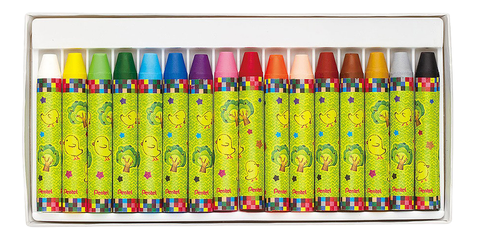 

Восковые мелки Pentel Crayons 16 шт., crayons 16 шт.
