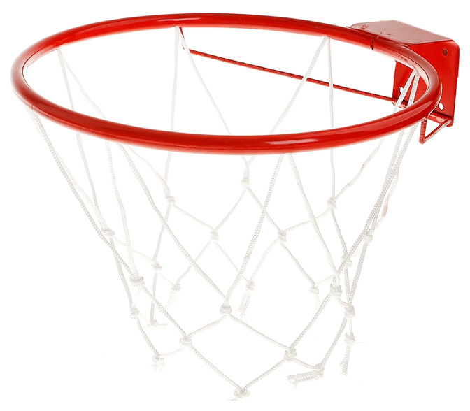 фото Корзина баскетбольная чп максимов №5, диаметр 380 мм, с сеткой кб5 кб-03