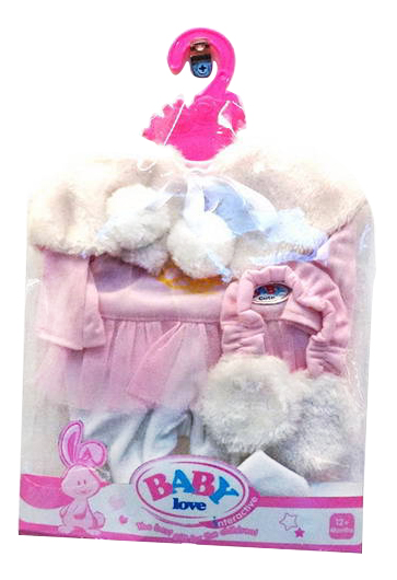 фото Зимняя одежда для куклы junfa toys версия: костюмчик и меховые наушники