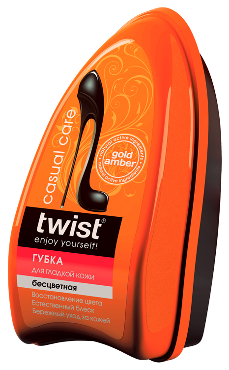 Губка для обуви Twist casual care бесцветная