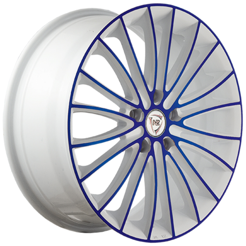 

Колесный диск NZ Wheels F R17 7J PCD5x112 ET43 D57.1 (9123861), Белый;синий, f-49