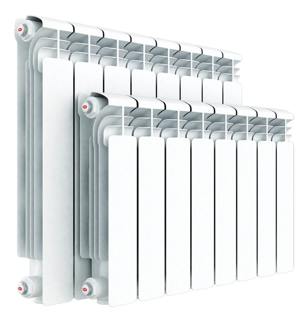 Алюминиевый радиатор RIFAR Alum 500 10 секций белый (RAL50010)