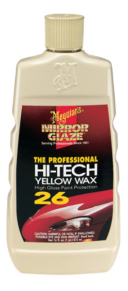 фото Защитный воск meguiar's hi-tech yellow wax m2616 0,473 л