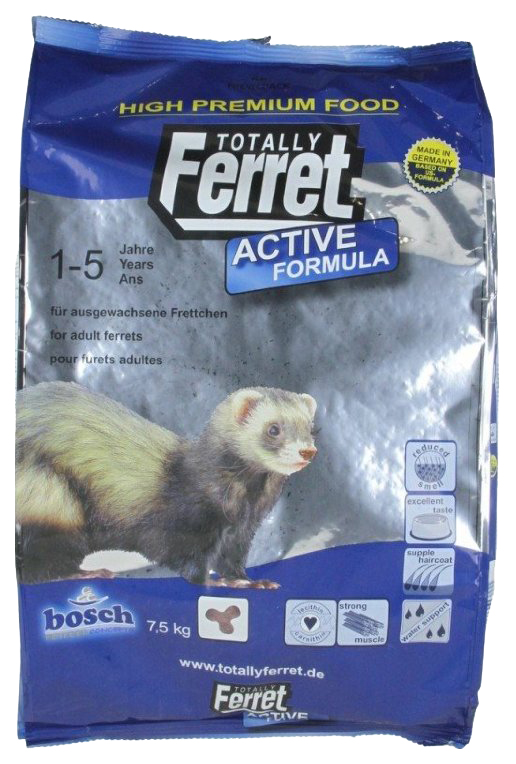 фото Корм для хорьков totally ferret active 7.5 кг 1 шт