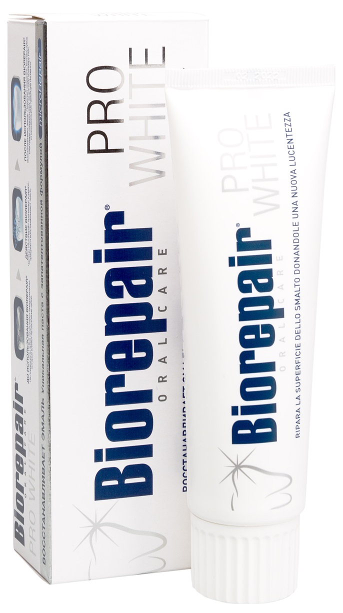 фото Зубная паста biorepair pro white 75 мл
