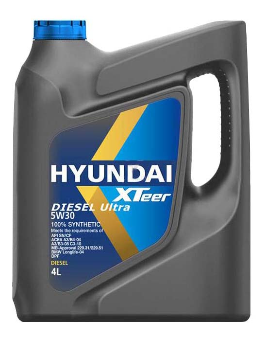 фото Моторное масло hyundai xteer diesel ultra 5w-30 4л