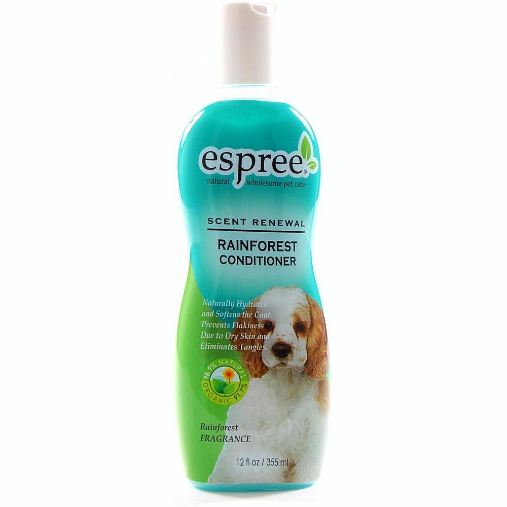 

Кондиционер для кошек и собак Espree Scent Renewal Rainforest, джунгли, 355 мл, Кондиционер для домашнего питомца SR Rainforest Conditioner «Джунгли» ESP00147/600147, 355 мл