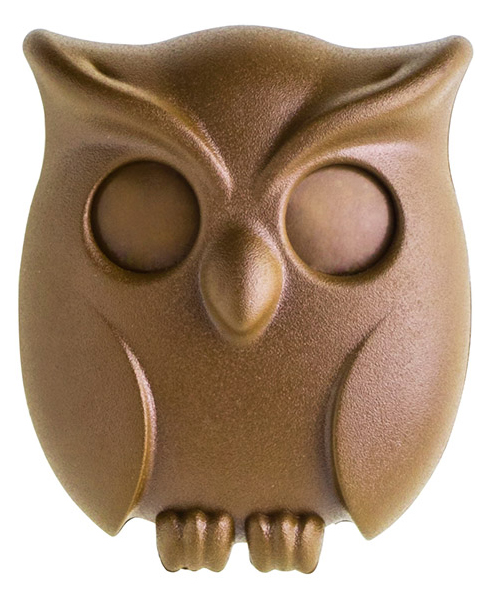 фото Держатель для ключей qualy night owl коричневый