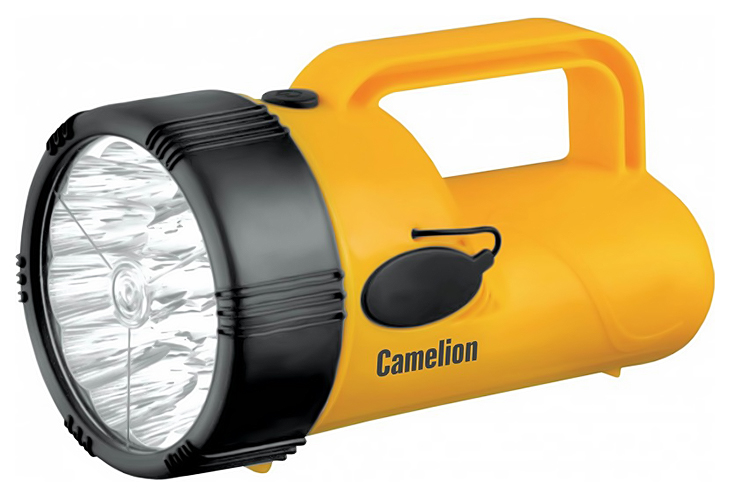 фото Туристический фонарь camelion ultraflash akku profi led29314 желтый/черный, 1 режим