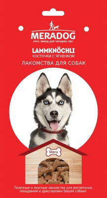 фото Лакомство для собак mera, lammknochli, косточки, ягненок, 2500г