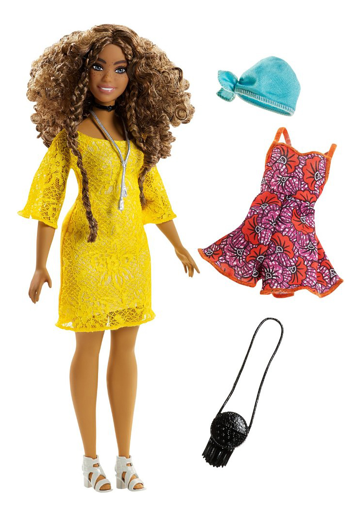 

Кукла Barbie Игра с модой Пышная FJF67/FJF70, Игра с модой Пышная
