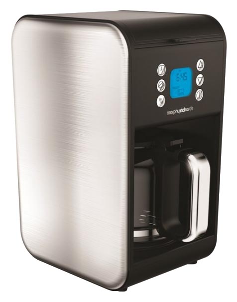 

Кофеварка капельного типа Morphy Richards 162010EE Black/Silver, 162010EE