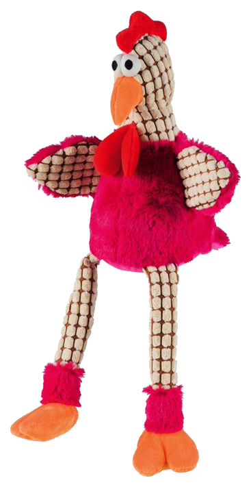 

Игрушка-пищалка для собак TRIXIE Chicken Цыпленок из плюша, розовый, 45 см