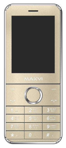 фото Мобильный телефон maxvi x500 gold