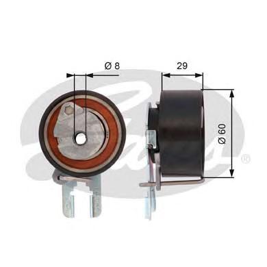 

Ролик Gates T43158