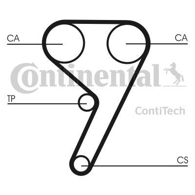 фото Комплект ремня грм contitech ct881k6