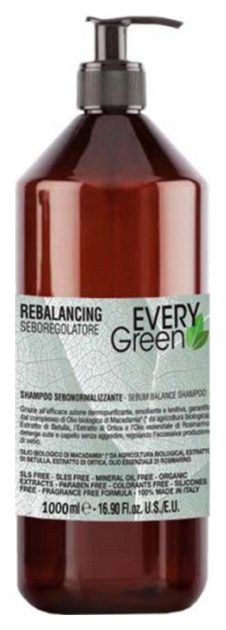 Шампунь Dikson Every Green Rebalancing Seboregolatore 1 л шампунь для ежедневного применения cemani every day
