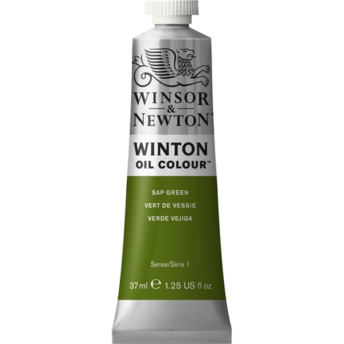 фото Масляная краска winsor&newton winton зеленый крушина 37 мл