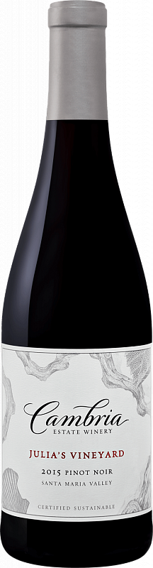 

Вино Julia’s Vineyard Pinot Noir Santa Maria Valley AVA Cambria Estate Winery