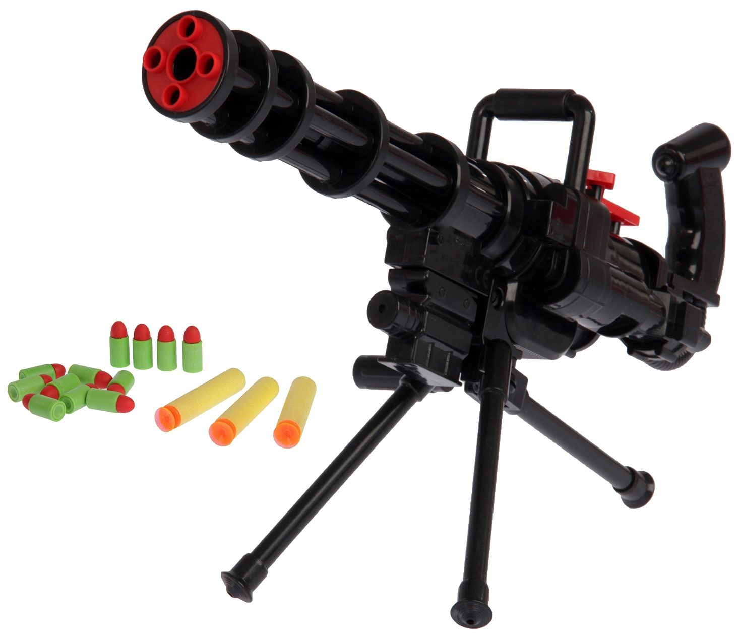 Автомат игрушечный «Миниган», стреляет мягкими пулями Sima-Land автомат игрушечный zecong toys blazestorm с мягкими пулями на батарейках лазер