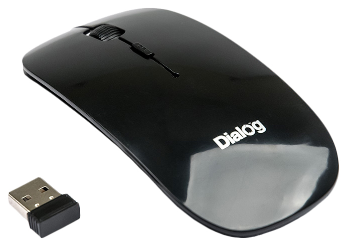 Беспроводная мышь Dialog MROP-02U Black