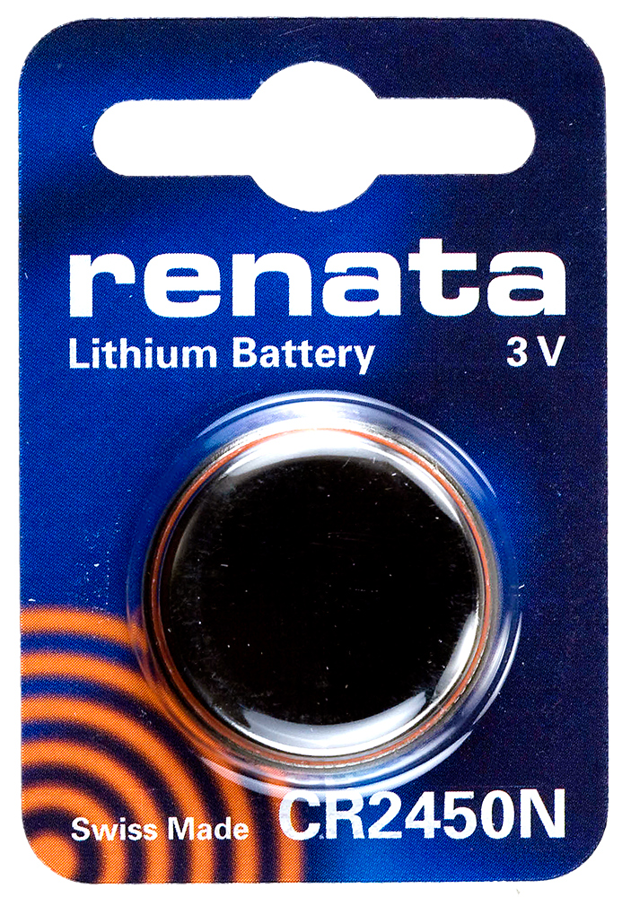 Батарейка Renata CR2450N-10BL 1 шт батарейка литиевая renata cr2450n 3v