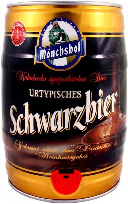 

Пиво Monchshof Schwarzbier mini keg 5 л, Темное