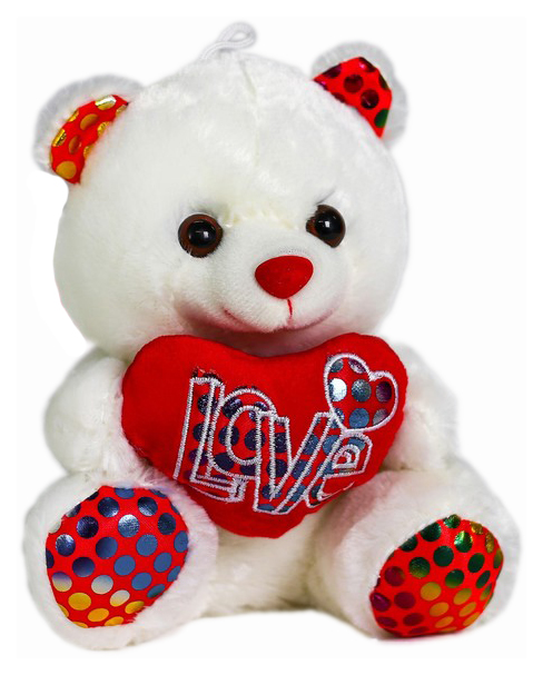 фото Мягкая игрушка sima-land медведь с сердцем 4471230