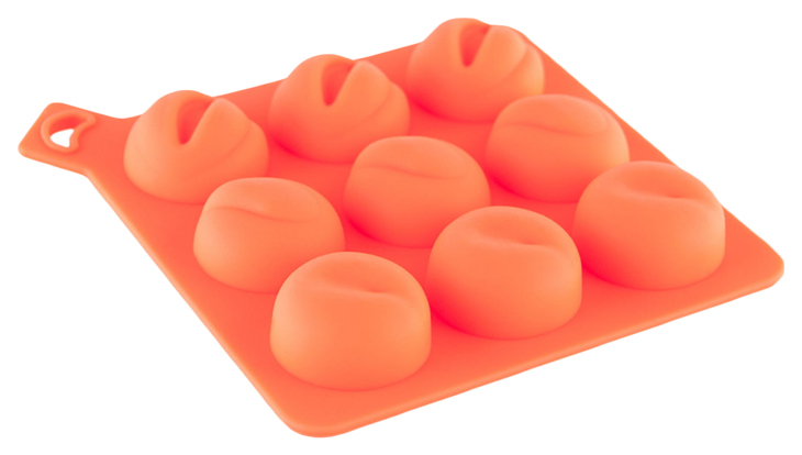 фото Формочка для льда toyfa оранжевого цвета