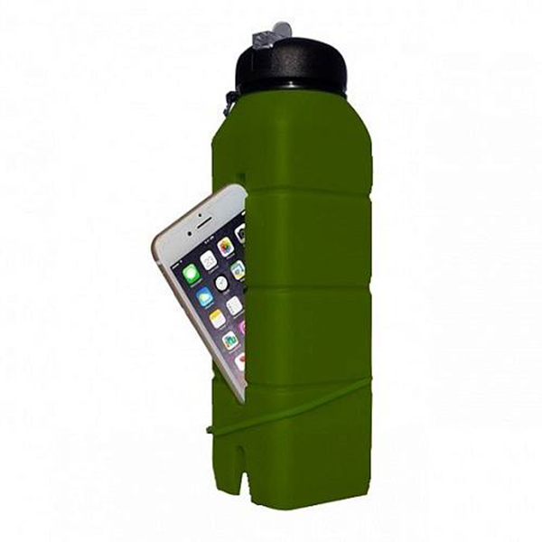 фото Бутылка ace camp silicone sound bottle 769 мл oliva