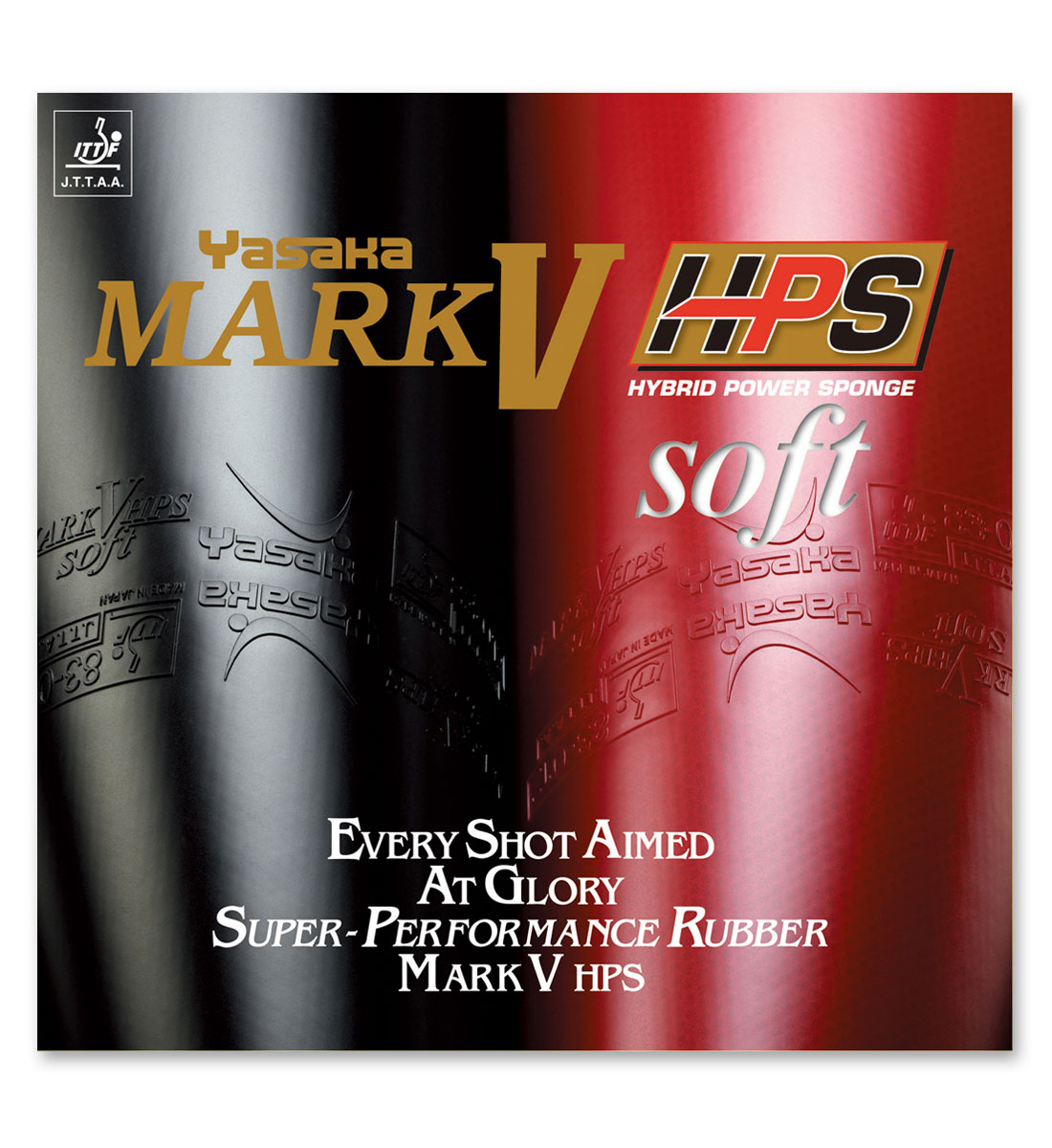 Накладка Yasaka Mark V HPS Soft max red