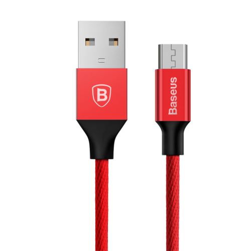 фото Кабель baseus yiven microusb 1.5m red/black/red