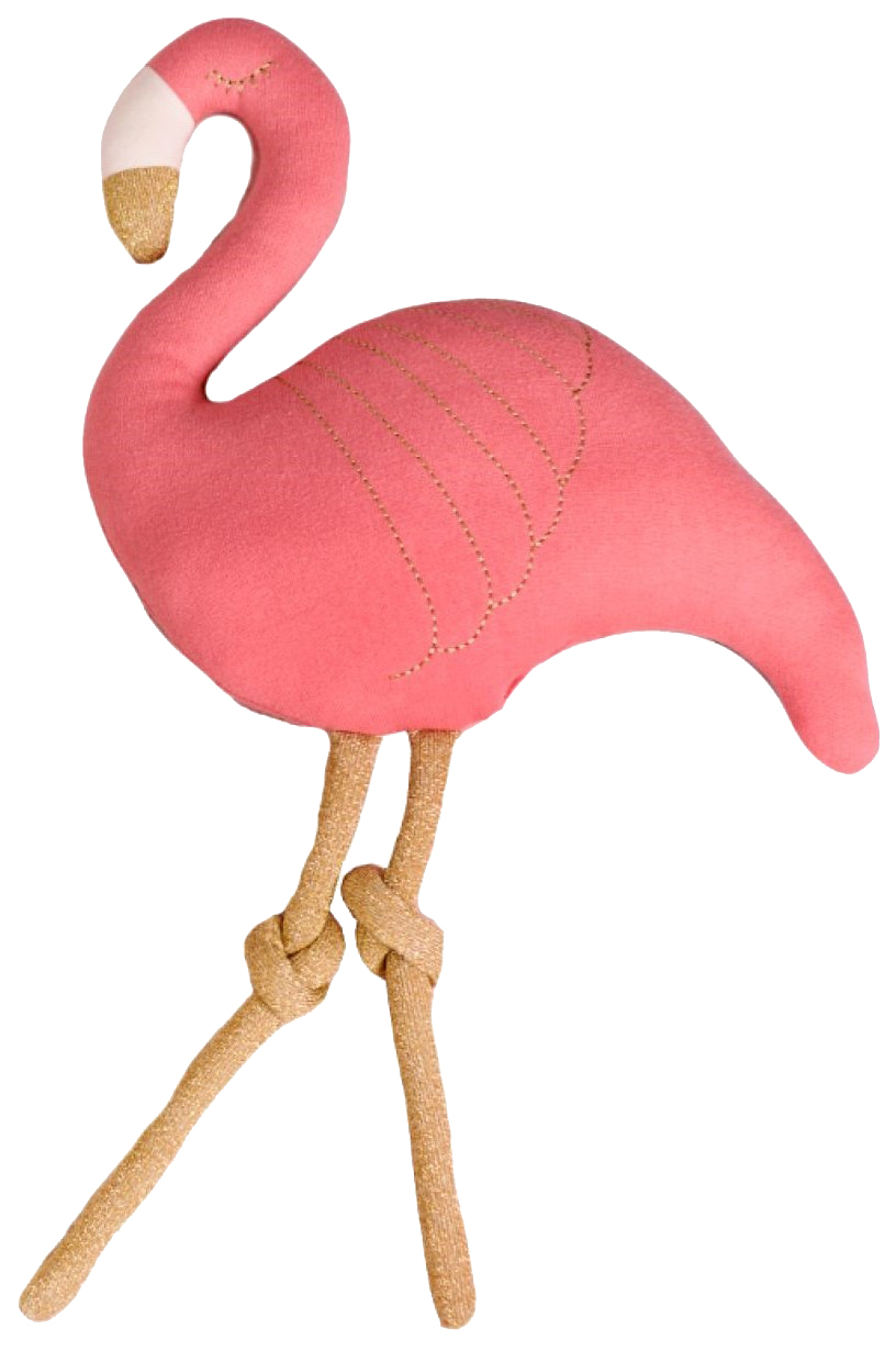 фото Подушка bizzi growin (биззи гровин) flora flamingo фигурная bg046