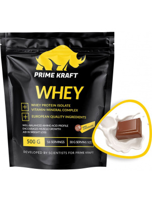 фото Протеин prime kraft whey, 500 г, молочный шоколад