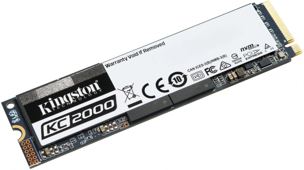 

SSD накопитель Kingston KC2000 M.2 2280 500 ГБ (SKC2000M8/500G), KC2000